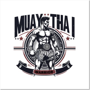 Muay Thai Warrior Posters and Art